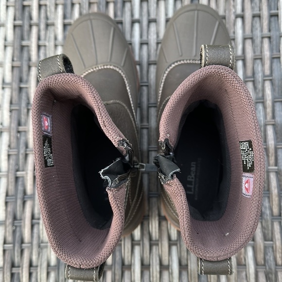 L.l. Bean Men's Storm Chaser Boots 5 - Dark Ash - Picture 14 of 16